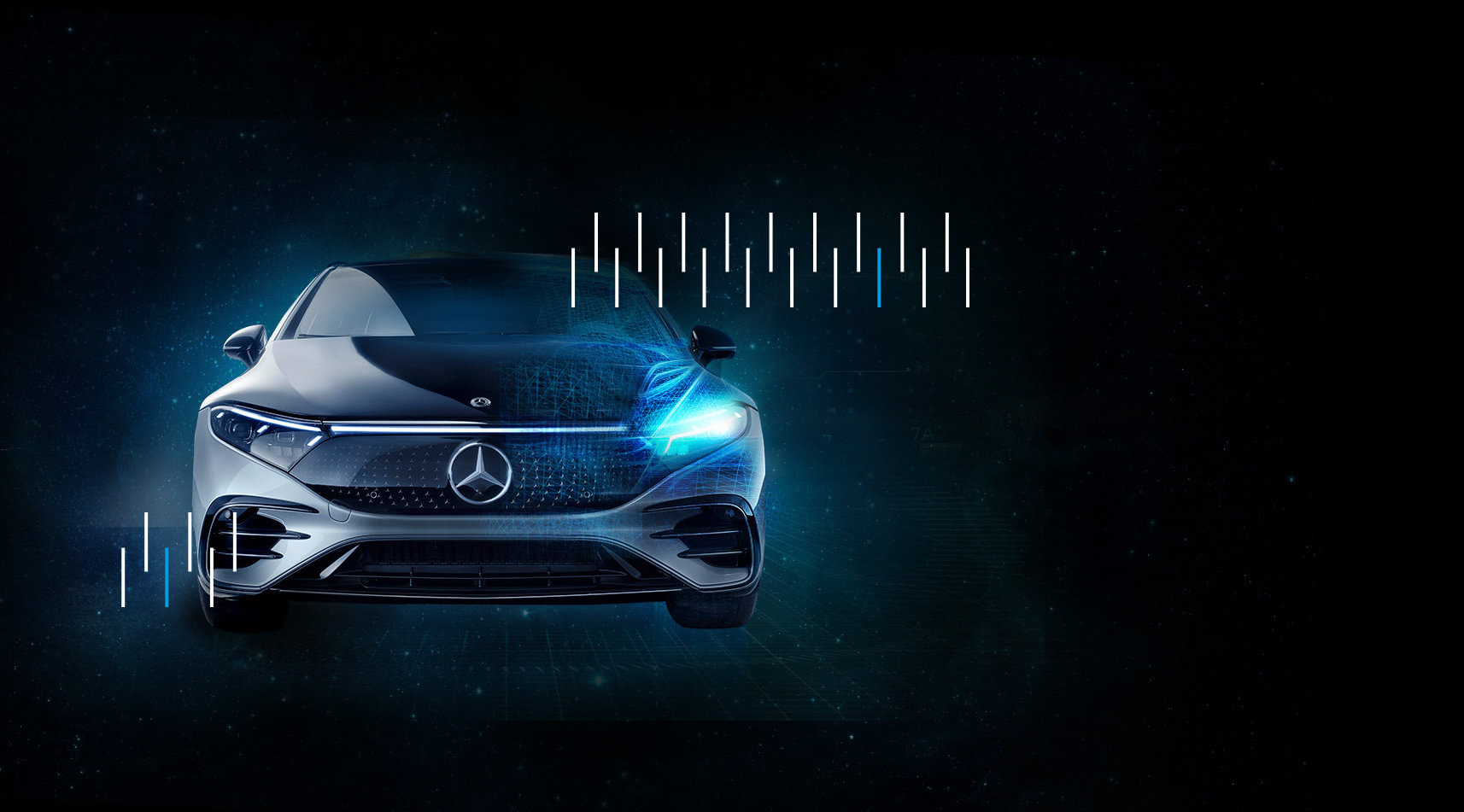 Keyvisual für das Digital Product Forum von Mercedes Benz